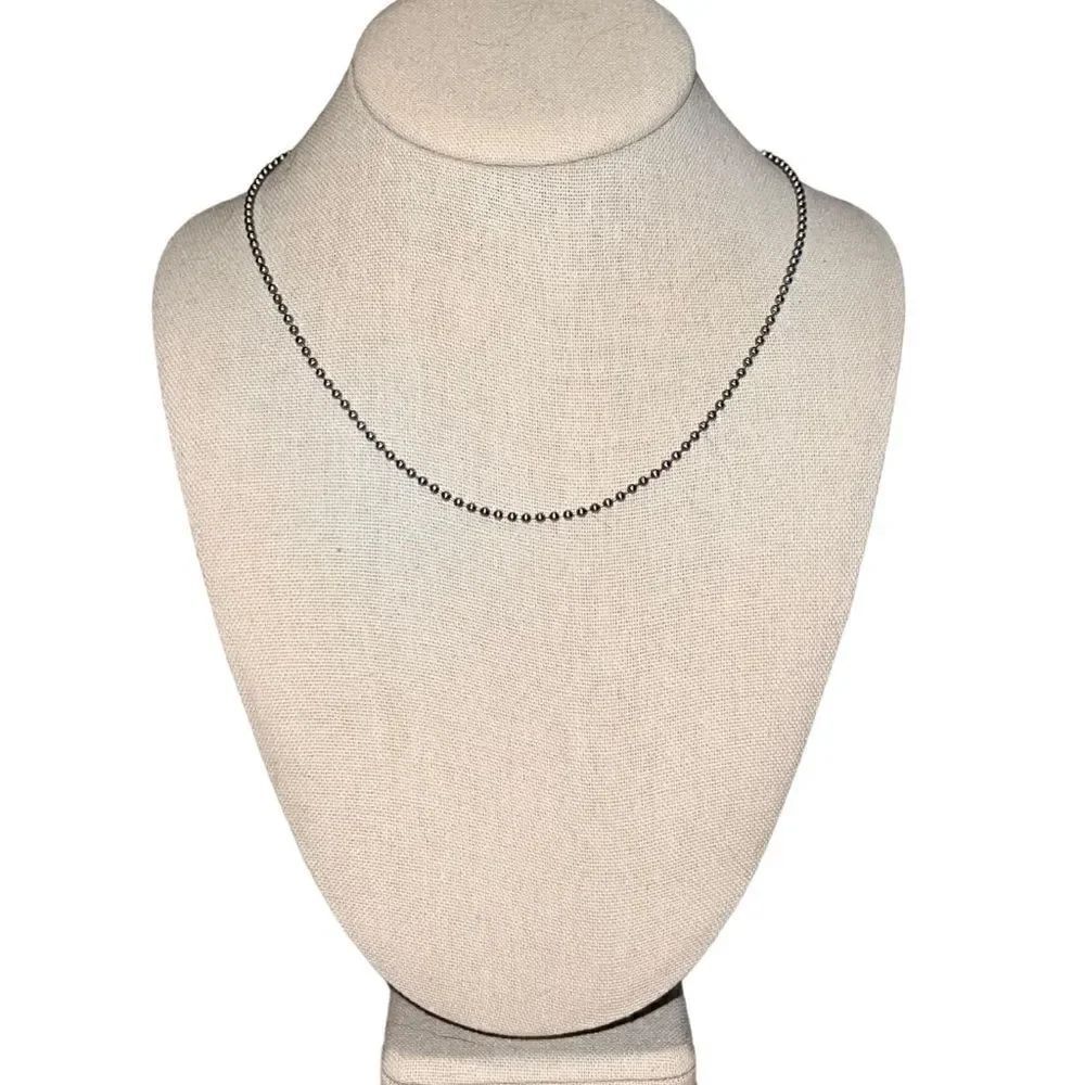 Thirty-One JK Ball Chain Necklace 18" for Charms Silver Tone New